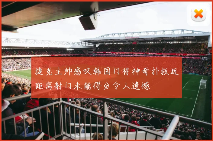 捷克主帅感叹韩国门将神奇扑救近距离射门未能得分令人遗憾